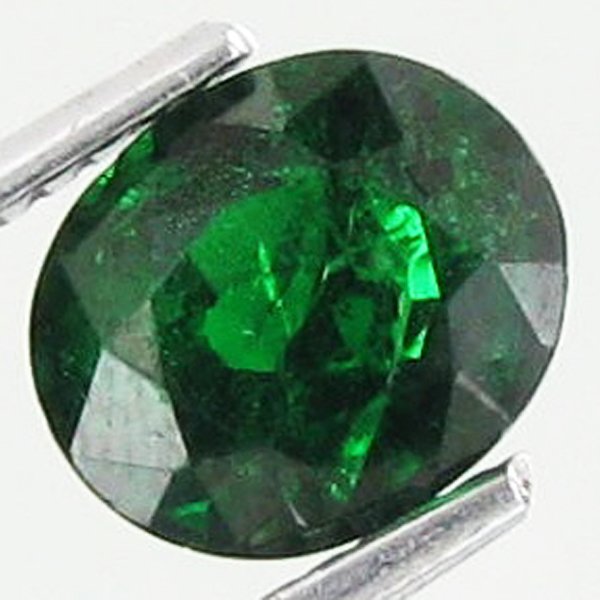 1.7ct Natural Tsavorite Garnet Kenya: Excellent piece; well cut & colored; with customary treatment