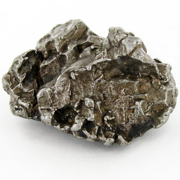 32gm Meteorite Campo Del Cielo Argentina: Scarce remnant of prehistoric (2000-4000bc) meteorite discovered in the 16th century; a main mass of 18 tons has been discovered along with a shower of smaller breakup fragments; cosmic age is young f