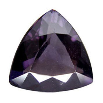 2.65ct Natural Nice Trillion Ceylon Purple Spinel: Excellent piece; well cut & colored; with treatment