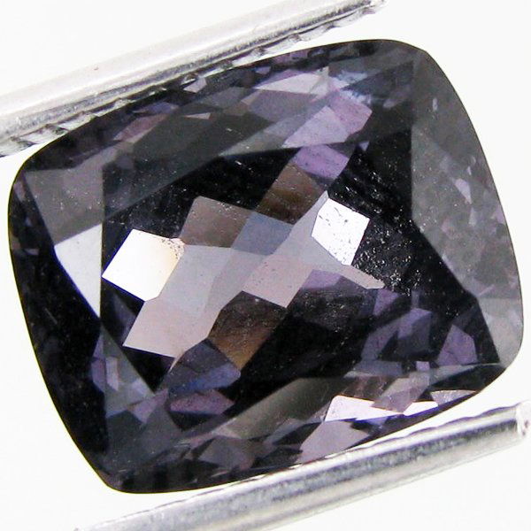 4.6ct Top Silver Purple Spinel: Excellent piece; well cut & colored; with treatment