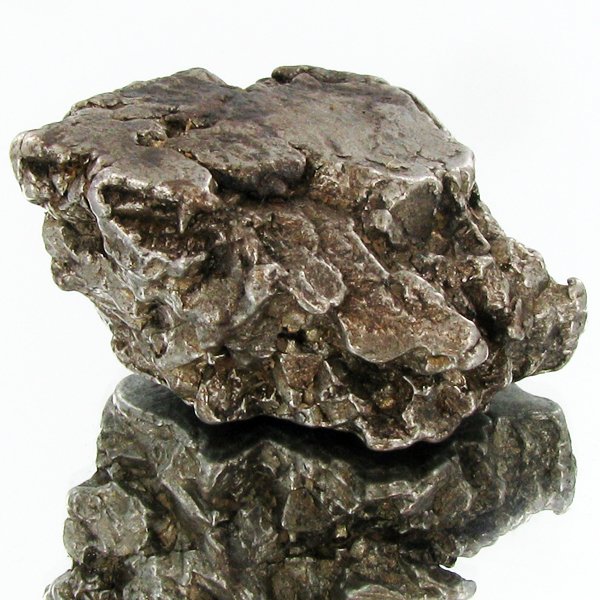 108gm Meteorite Campo Del Cielo Argentina: Scarce remnant of prehistoric (2000-4000bc) meteorite discovered in the 16th century; a main mass of 18 tons has been discovered along with a shower of smaller breakup fragments; cosmic age is young f