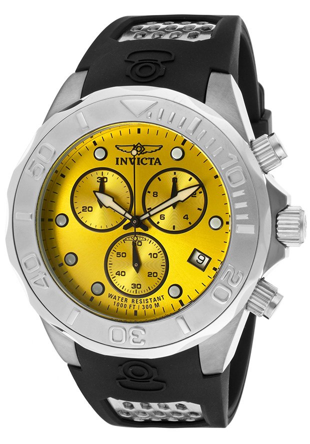 New Invicta Men's Diver Watch Stainless: Excellent brand new piece with stainless case and accents; box & papers included; $1595 retail
