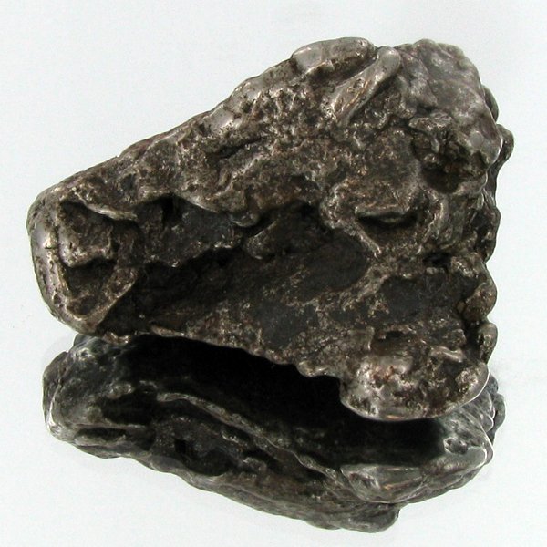 50gm Meteorite Campo Del Cielo Argentina: Scarce remnant of prehistoric (2000-4000bc) meteorite discovered in the 16th century; a main mass of 18 tons has been discovered along with a shower of smaller breakup fragments; cosmic age is young f