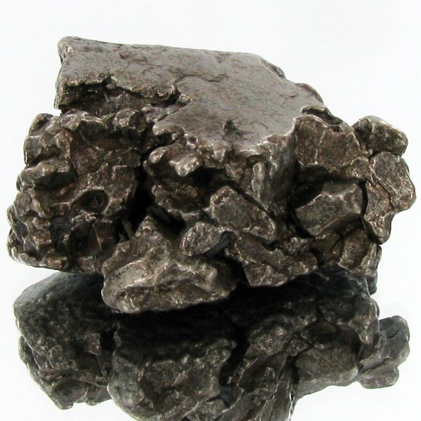 48gm Meteorite Campo Del Cielo Argentina: Scarce remnant of prehistoric (2000-4000bc) meteorite discovered in the 16th century; a main mass of 18 tons has been discovered along with a shower of smaller breakup fragments; cosmic age is young f