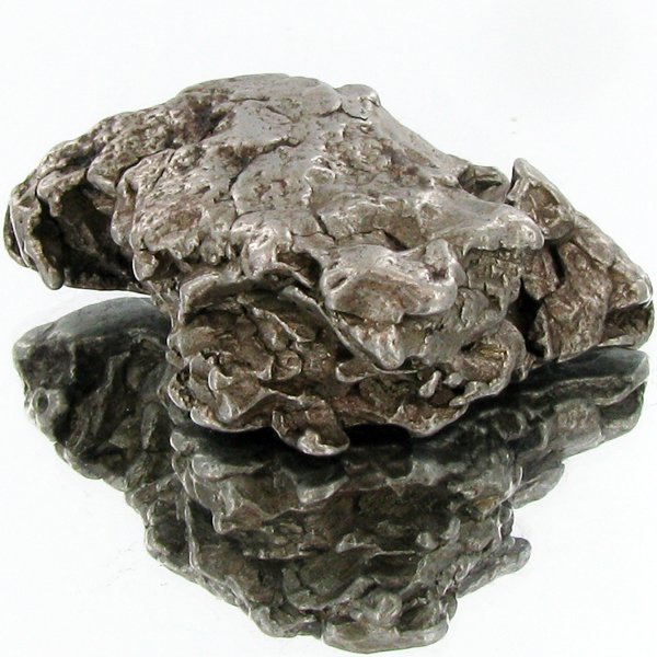 70gm Meteorite Campo Del Cielo Argentina: Scarce remnant of prehistoric (2000-4000bc) meteorite discovered in the 16th century; a main mass of 18 tons has been discovered along with a shower of smaller breakup fragments; cosmic age is young f