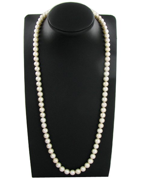 Saltwater White Matched Pearl Necklace 8-9mm
