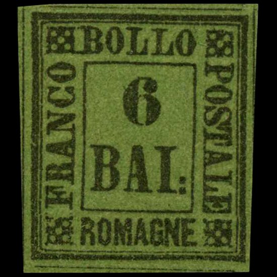 1859 Romagna 6b Stamp MINT Hinged