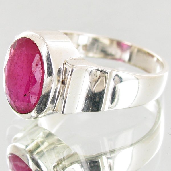 37.2twc Ruby Sterling Ring - 2