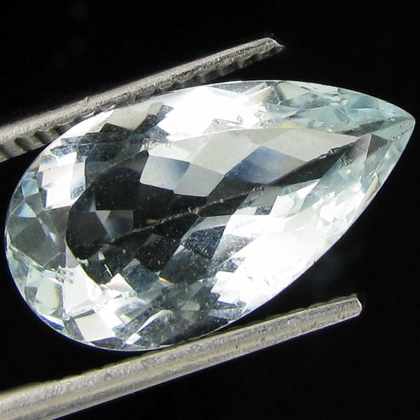 4.70ct Top Clear Santa Maria Aquamarine Pear