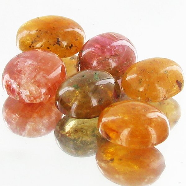24.45ct Pink Tourmaline Cabochon Parcel