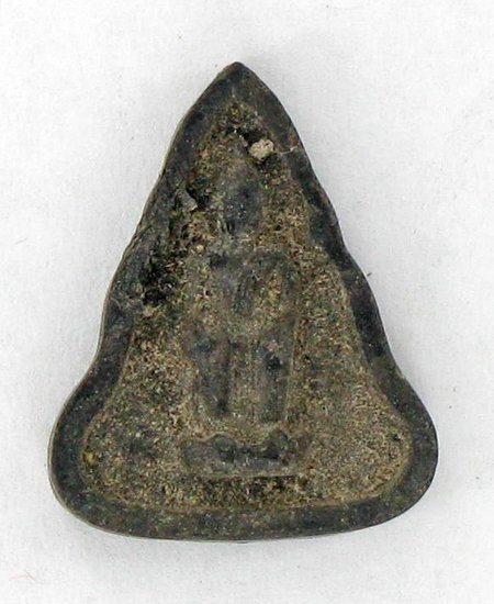 Antique Thai Clay Amulet 1940s Luang Prah Doh: Scarce piece