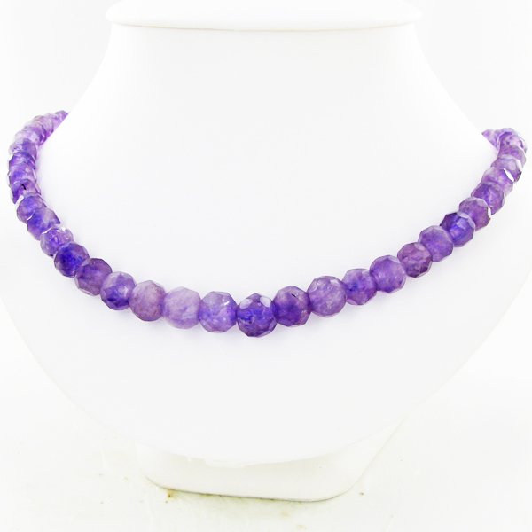 275ct Untreated African Amethyst Faceted Beads