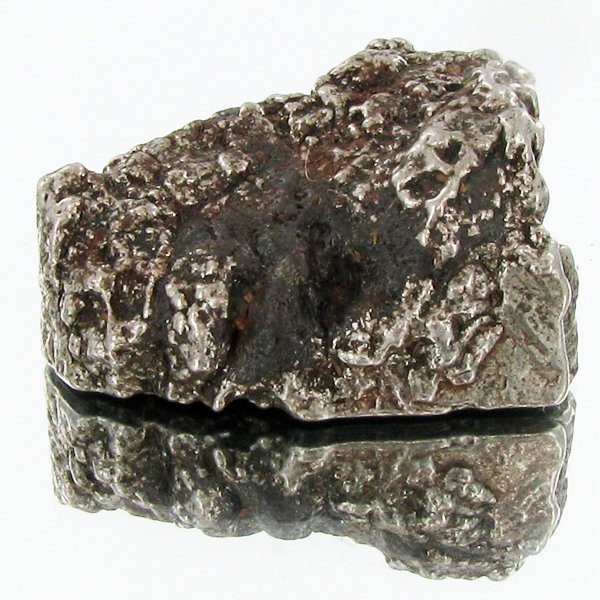 63gm Meteorite Campo Del Cielo Argentina: Scarce remnant of prehistoric (2000-4000bc) meteorite discovered in the 16th century; a main mass of 18 tons has been discovered along with a shower of smaller breakup fragments; cosmic age is young f