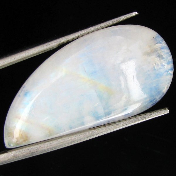 20.30ct Vibrant Color Moonstone Cabochon: Excellent piece; well cut & colored; with treatment