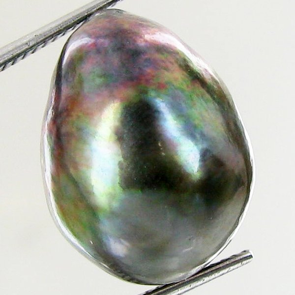 24.38ct Tahitian Baroque Pearl: Baroque shaped; drilled and ready for one-of-a-kind pendant
