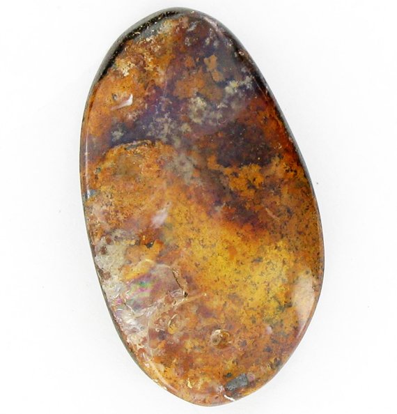 87.26ct Australian Boulder Opal: Excellent piece; well cut and colored; with treatment