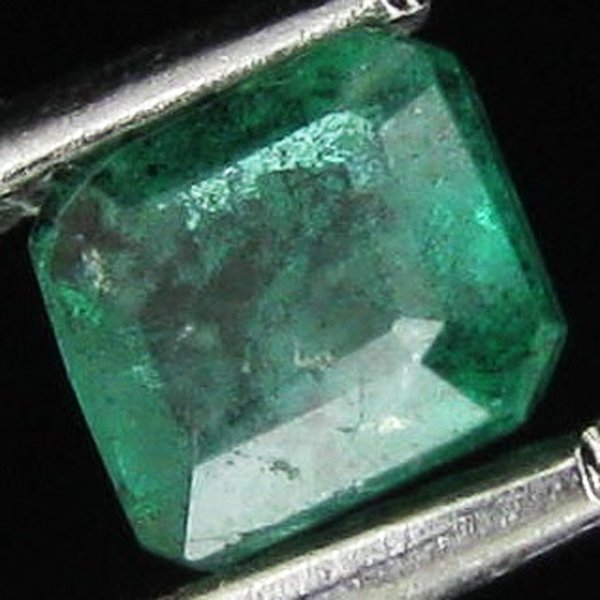 .44ct Octagon Emerald Deep Green Colombia: Excellent piece; Well cut and colored; with treatment