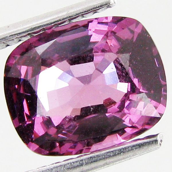 2.7ct Hot Pink Violet Tanzanian Spinel: Excellent piece; well cut & colored; with treatment