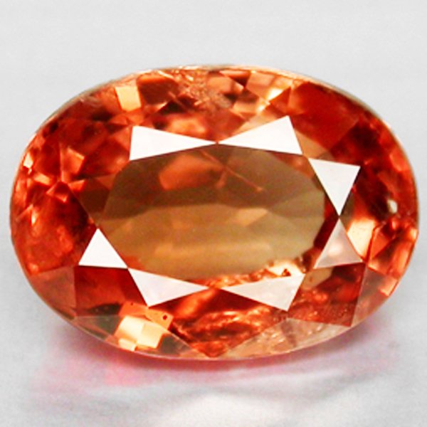 1.54ct Orange Spinel Oval: Excellent grade 8 of 10 specimen; estimated Gem Guide wholesale $1848, estimated retail $5390; Mogok origin