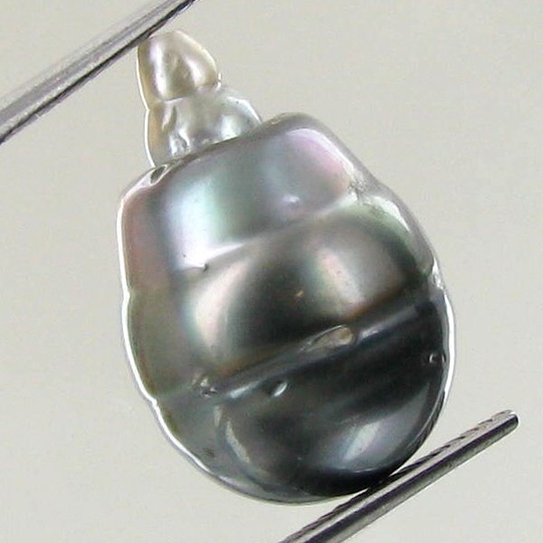 17.62ct Tahitian Baroque Pearl: Baroque shaped; drilled and ready for one-of-a-kind pendant