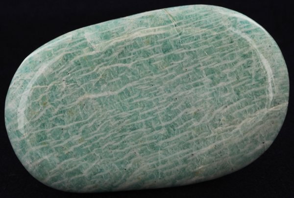 260ct Large Amazonite Cabochon: Excellent well-colored specimen