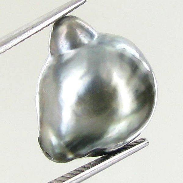 15.94ct Tahitian Baroque Pearl: Baroque shaped; drilled and ready for one-of-a-kind pendant