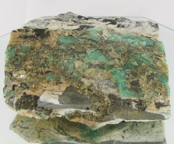 2475ct Natural Colombian Emerald Crystal Cluster: Excellent large specimen with many VERY LARGE crystals on base material