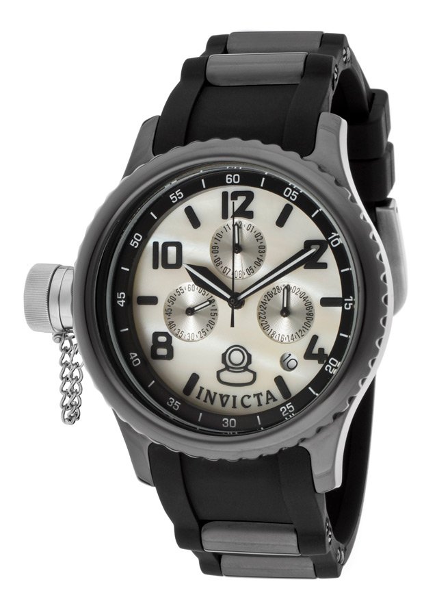 New Invicta Ladies Russian Diver Watch Gunmetal Ceramic: Excellent brand new piece with ceramic case and accents; box & papers included; $1495 retail