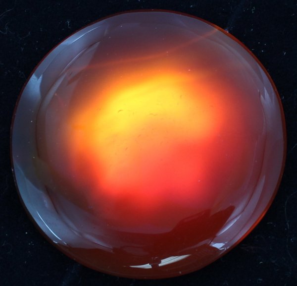 96ct Translucent Orange Carnelian Appr $1440: Excellent specimen; gemologist appraisal included