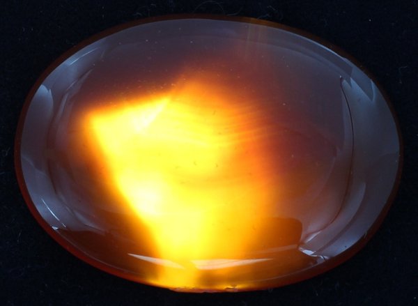 87ct Translucent Orange Carnelian Appr $1305: Excellent specimen; gemologist appraisal included
