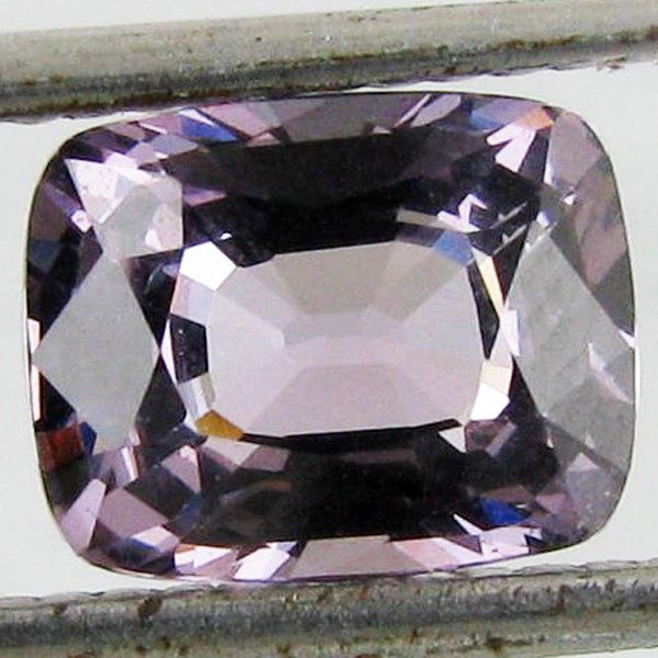 1.83ct Lavender Purple Spinel Cushion : Excellent grade 8 of 10 specimen; estimated Gem Guide wholesale $412, estimated retail $1190; Mogok origin