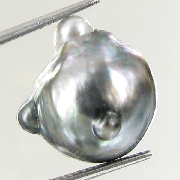 21.15ct Tahitian Baroque Pearl: Baroque shaped; drilled and ready for one-of-a-kind pendant
