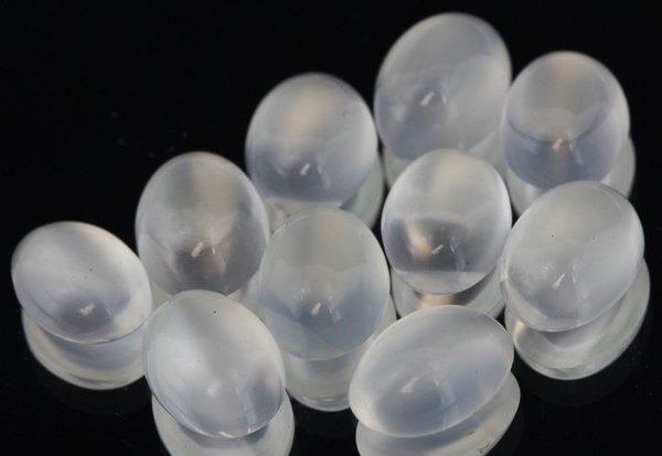 12.2ct Hi Grade Orange Moonstone Parcel Cabochons: Well colored and cut; with customary treatment