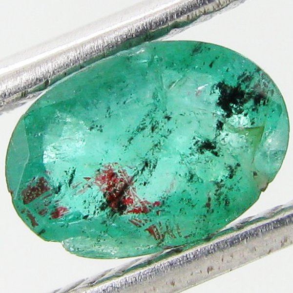 0.77ct Colombian Emerald Oval: Excellent piece; well cut & colored; with treatment