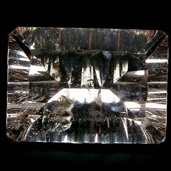 5.97ct Emerald Hot Orange Pink Morganite: Excellent piece; Well cut and colored; with treatment