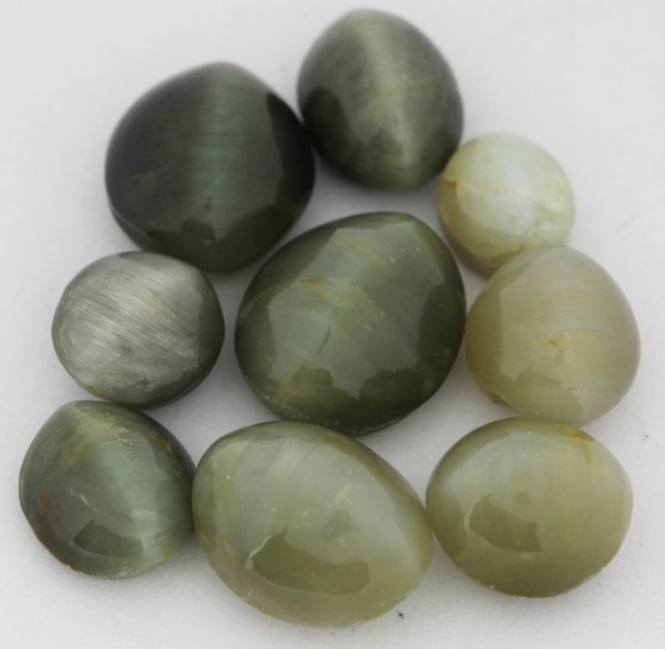 46.35ct Green Cat's Eye Apatite Parcel: Excellent Parcel; with customary treatment