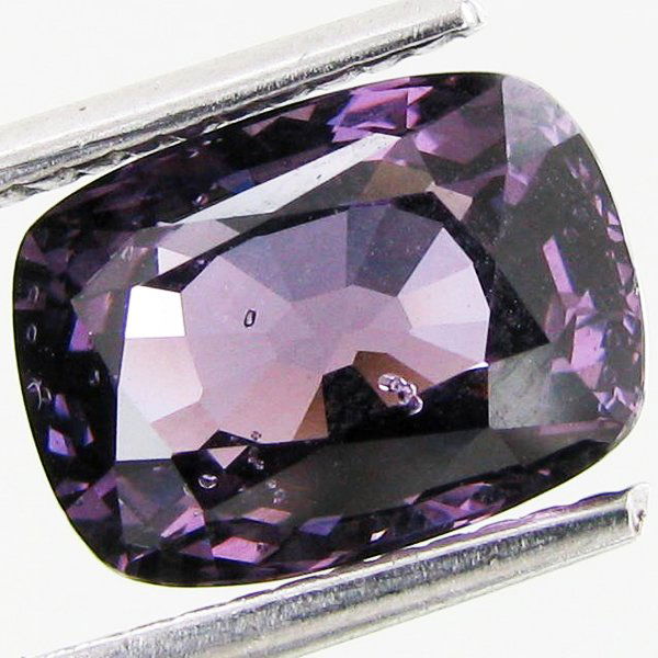 3.37ct Magnificent Cushion Purple Spinel: Excellent piece; well cut & colored; with treatment