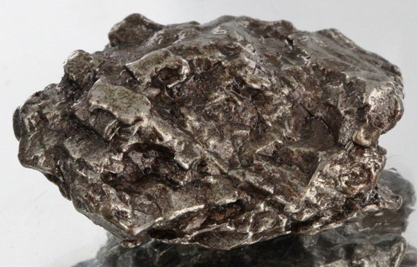 35gm Meteorite Campo Del Cielo Argentina: Scarce remnant of prehistoric (2000-4000bc) meteorite discovered in the 16th century; a main mass of 18 tons has been discovered along with a shower of smaller breakup fragments; cosmic age is young f