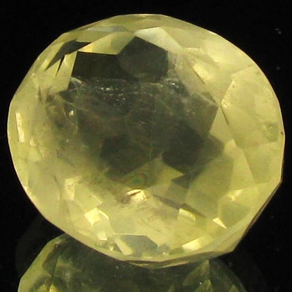 31.27ct Untreated Natural Lemon Citrine Oval: Excellent Piece; well colored and cut; NO treatment