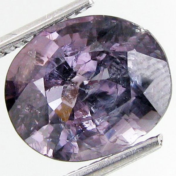 4.60ct Oval Burma Purple Spinel: Excellent piece; well cut and colored; with treatment