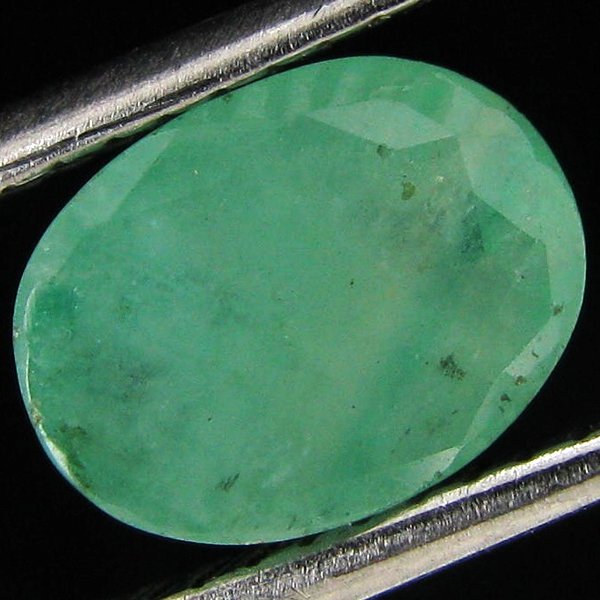 1.34ct Colombian Emerald Oval: Excellent piece; well cut & colored; with treatment