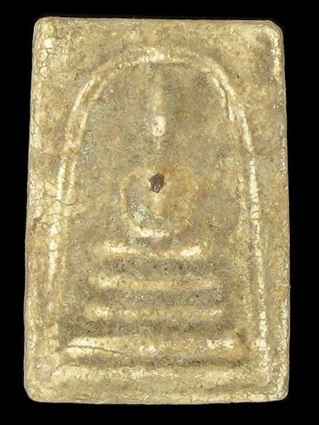 Antique Thai Clay Amulet 1920s Prat Som Det: Scarce piece