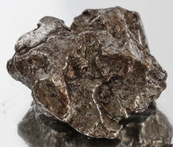 32gm Meteorite Campo Del Cielo Argentina: Scarce remnant of prehistoric (2000-4000bc) meteorite discovered in the 16th century; a main mass of 18 tons has been discovered along with a shower of smaller breakup fragments; cosmic age is young f