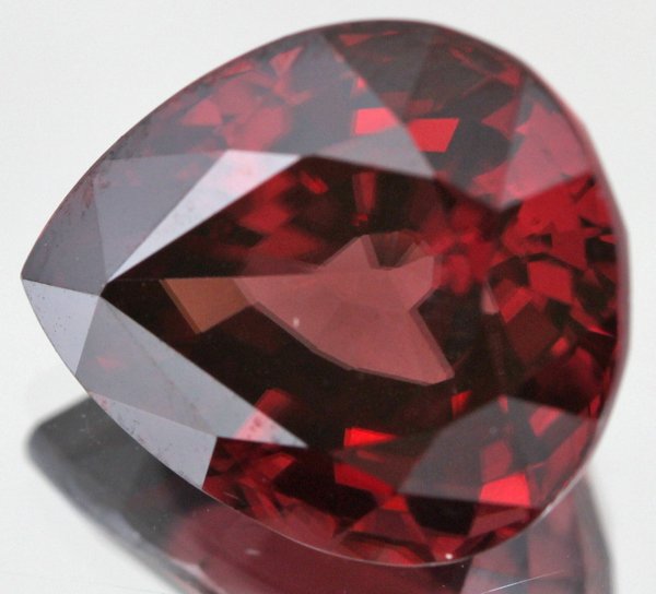 14.5ct Huge Red Zircon Untreated: Very clean piece, Well colored & cut; untreated!