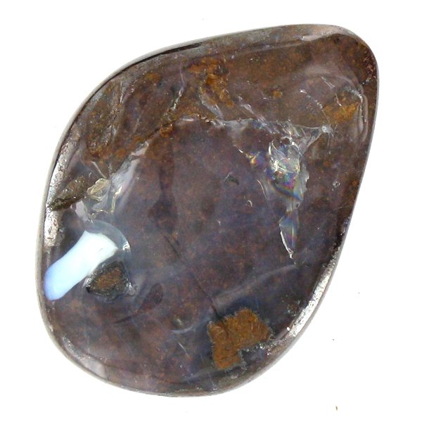 155.44ct Australian Boulder Opal: Excellent piece; well cut and colored; with treatment