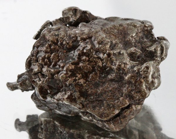 46gm Meteorite Campo Del Cielo Argentina: Scarce remnant of prehistoric (2000-4000bc) meteorite discovered in the 16th century; a main mass of 18 tons has been discovered along with a shower of smaller breakup fragments; cosmic age is young f