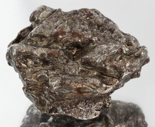 45gm Meteorite Campo Del Cielo Argentina: Scarce remnant of prehistoric (2000-4000bc) meteorite discovered in the 16th century; a main mass of 18 tons has been discovered along with a shower of smaller breakup fragments; cosmic age is young f