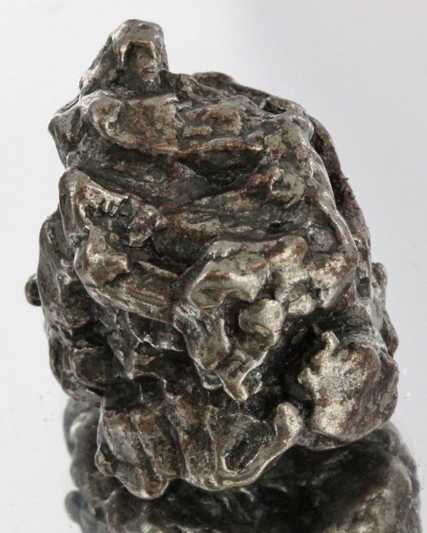 38gm Meteorite Campo Del Cielo Argentina: Scarce remnant of prehistoric (2000-4000bc) meteorite discovered in the 16th century; a main mass of 18 tons has been discovered along with a shower of smaller breakup fragments; cosmic age is young f