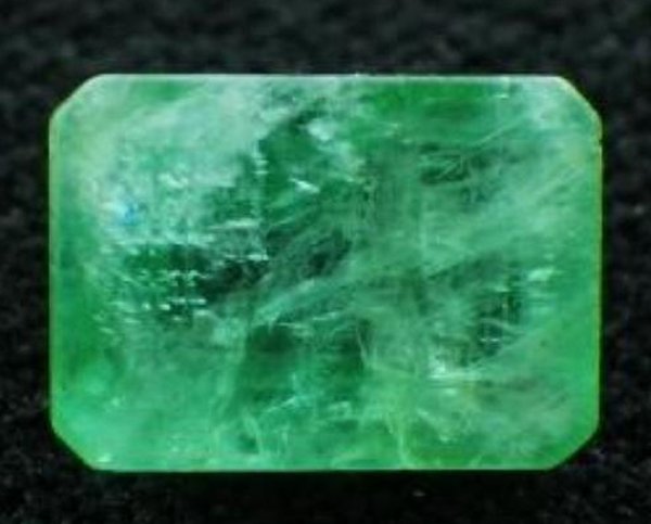 1.23ct Natural Green Colombian Emerald Appraised $984: Excellent specimen; gemologist appraisal included