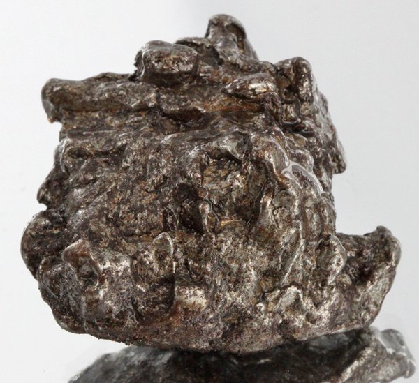 46gm Meteorite Campo Del Cielo Argentina: Scarce remnant of prehistoric (2000-4000bc) meteorite discovered in the 16th century; a main mass of 18 tons has been discovered along with a shower of smaller breakup fragments; cosmic age is young f